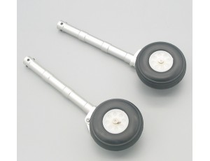 Top-Design CNC Suspension Main Landing Gear Strut & Wheel Set 160mm - (5.0)